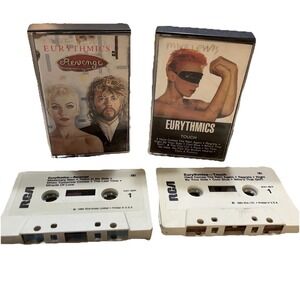 Eurythmics‎ 2 Cassette Tape Lot Revenge And Touch 80s Pop Rock Annie Lennox